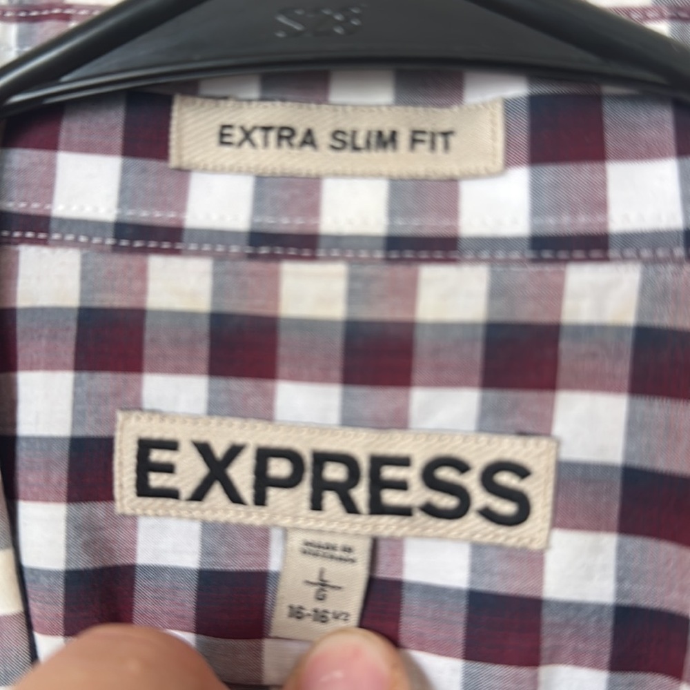 Express mens button down longe sleeve - Picture 2 of 4